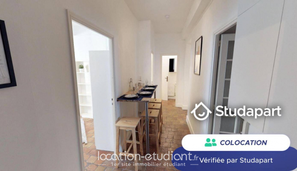 Colocation étudiante T1 à Lyon 1er arrondissement (69001)
