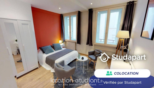 Colocation étudiante T1 à Lyon 1er arrondissement (69001)