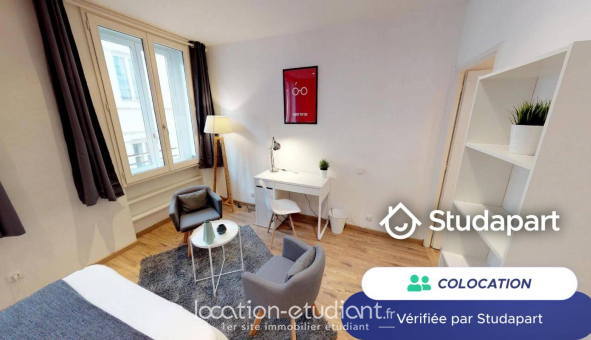 Colocation étudiante T1 à Lyon 1er arrondissement (69001)