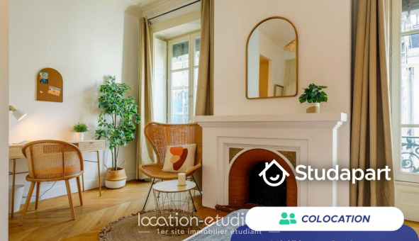 Colocation étudiante Studio à Lyon 1er arrondissement (69001)