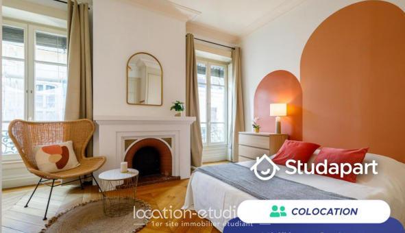 Colocation étudiante Studio à Lyon 1er arrondissement (69001)