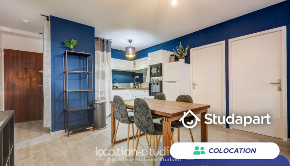 Colocation �tudiante Studio &agrave; Lyon 1er arrondissement (69001)