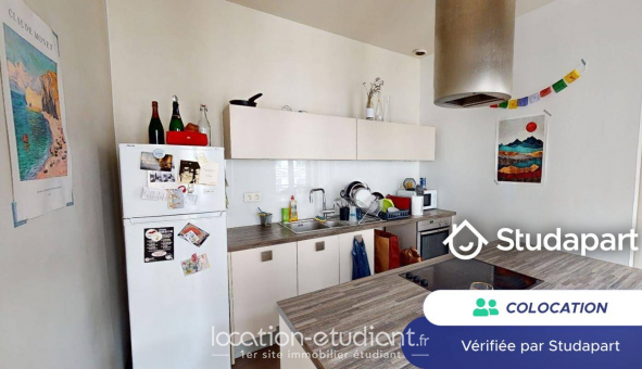 Colocation tudiante Studio à Lyon 2me arrondissement (69002)