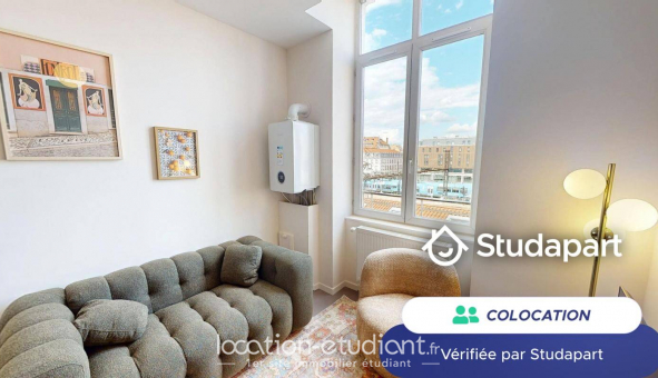 Colocation tudiante Studio à Lyon 2me arrondissement (69002)