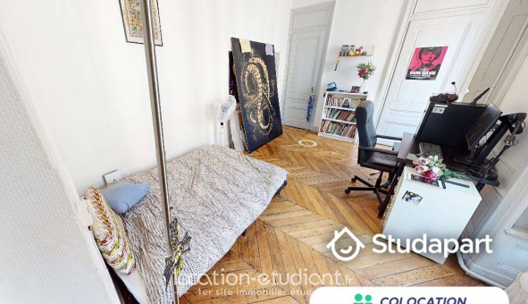 Colocation tudiante Studio à Lyon 2me arrondissement (69002)