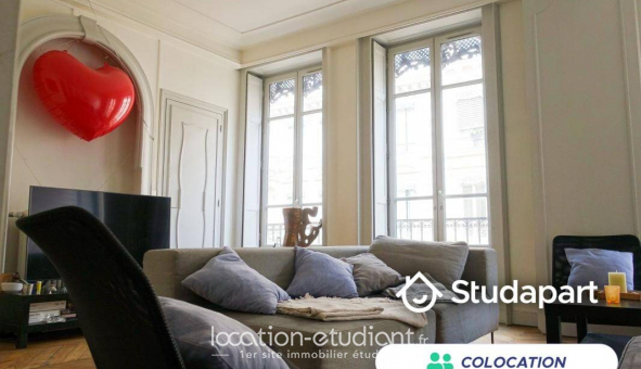 Colocation tudiante Studio à Lyon 2me arrondissement (69002)