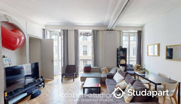 Colocation tudiante Studio à Lyon 2me arrondissement (69002)
