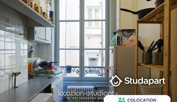 Colocation tudiante Studio à Lyon 2me arrondissement (69002)