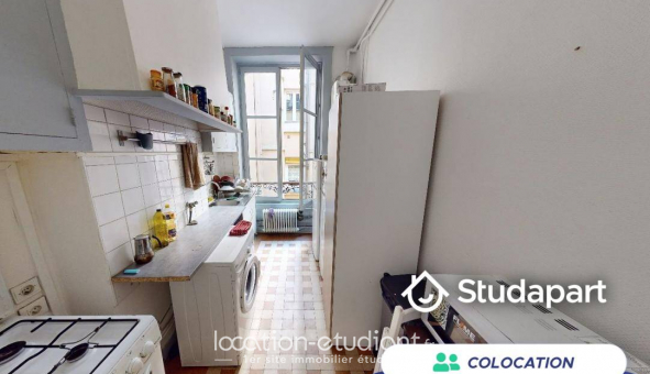 Colocation tudiante Studio à Lyon 2me arrondissement (69002)