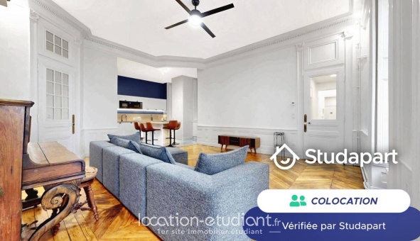 Colocation étudiante Studio &agrave; Lyon 2ème arrondissement (69002)