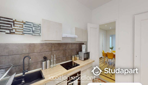Colocation tudiante Studio à Lyon 2me arrondissement (69002)