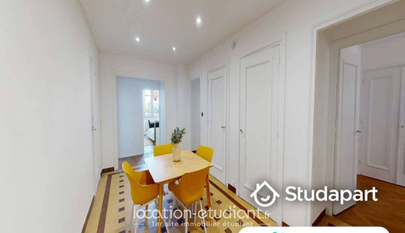 Colocation tudiante Studio à Lyon 2me arrondissement (69002)