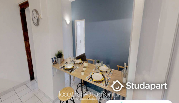 Colocation tudiante Studio à Lyon 2me arrondissement (69002)