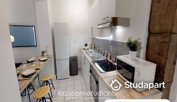 Colocation tudiante Studio à Lyon 2me arrondissement (69002)