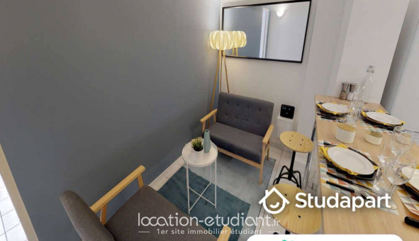 Colocation tudiante Studio à Lyon 2me arrondissement (69002)