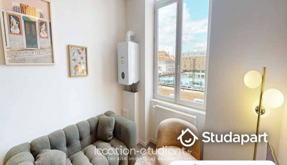 Colocation tudiante Studio à Lyon 2me arrondissement (69002)