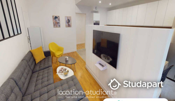 Colocation tudiante Studio à Lyon 2me arrondissement (69002)