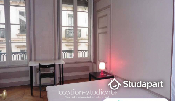 Colocation tudiante Studio à Lyon 2me arrondissement (69002)