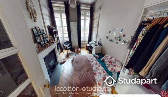 Colocation tudiante Studio à Lyon 2me arrondissement (69002)
