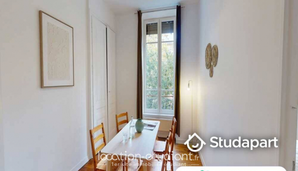 Colocation tudiante Studio à Lyon 2me arrondissement (69002)