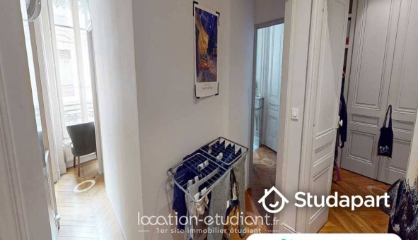Colocation �tudiante Studio &agrave; Lyon 2�me arrondissement (69002)