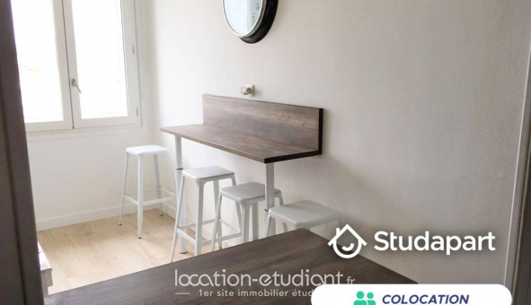 Colocation tudiante Studio à Lyon 2me arrondissement (69002)