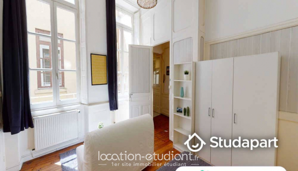 Colocation tudiante Studio à Lyon 2me arrondissement (69002)