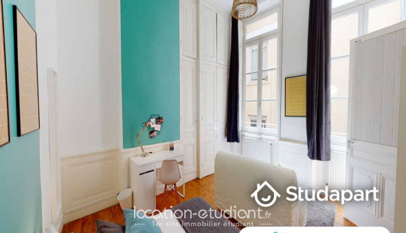 Colocation tudiante Studio à Lyon 2me arrondissement (69002)