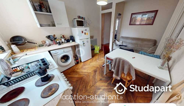 Colocation tudiante Studio à Lyon 2me arrondissement (69002)