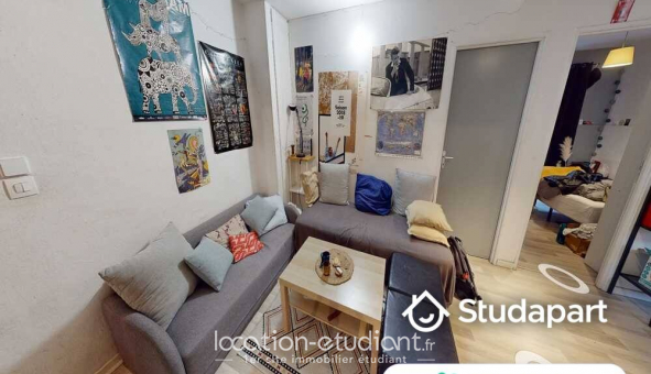 Colocation �tudiante Studio &agrave; Lyon 2�me arrondissement (69002)