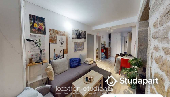 Colocation �tudiante Studio &agrave; Lyon 2�me arrondissement (69002)