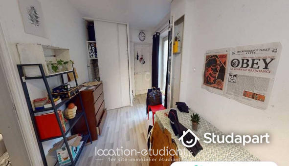 Colocation �tudiante Studio &agrave; Lyon 2�me arrondissement (69002)