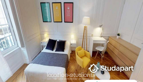 Colocation �tudiante Studio &agrave; Lyon 2�me arrondissement (69002)