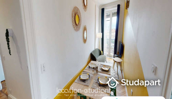 Colocation �tudiante Studio &agrave; Lyon 2�me arrondissement (69002)