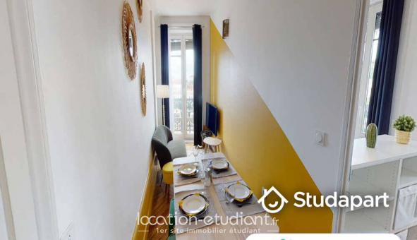 Colocation �tudiante Studio &agrave; Lyon 2�me arrondissement (69002)
