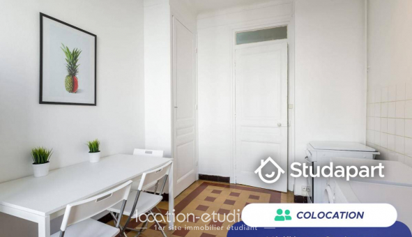 Colocation tudiante Studio à Lyon 2me arrondissement (69002)