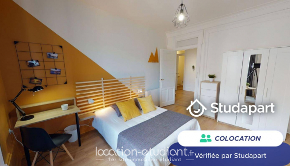 Colocation tudiante Studio à Lyon 2me arrondissement (69002)