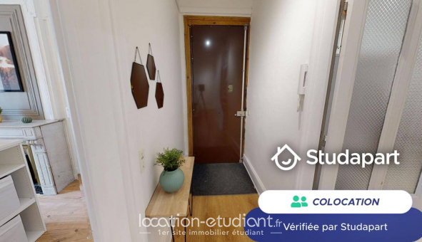 Colocation tudiante Studio à Lyon 2me arrondissement (69002)