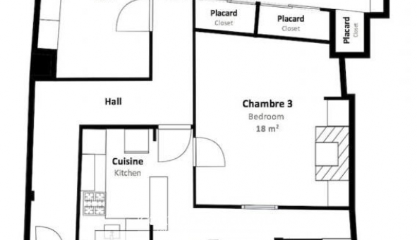 Colocation tudiante T5 à Lyon 2me arrondissement (69002)
