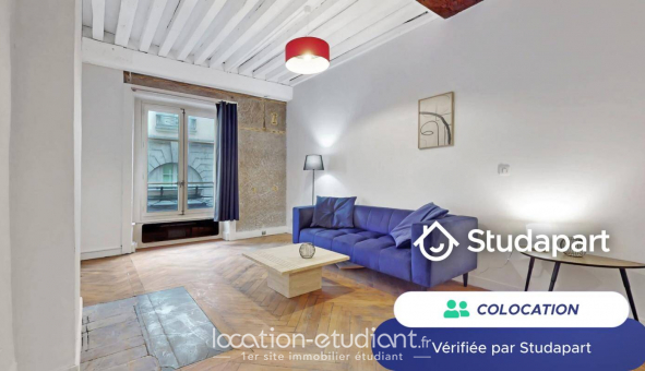 Colocation �tudiante T4 &agrave; Lyon 2�me arrondissement (69002)