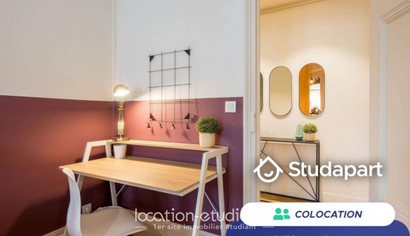 Colocation étudiante Chambre dans une colocation de 91m2