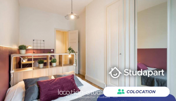 Colocation tudiante Studio à Lyon 2me arrondissement (69002)