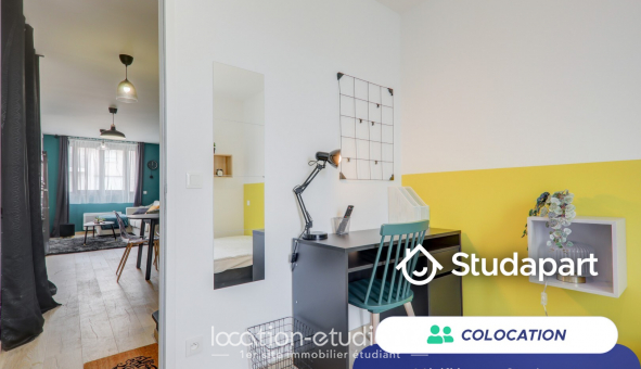 Colocation tudiante Studio à Lyon 3me arrondissement (69003)