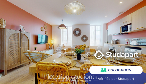 Colocation �tudiante Studio &agrave; Lyon 3�me arrondissement (69003)