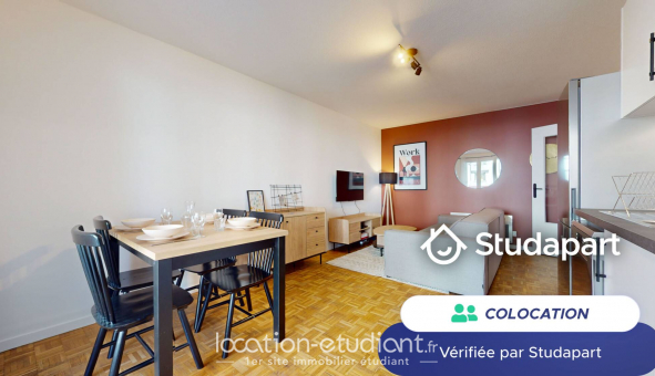 Colocation étudiante Studio à Lyon 3ème arrondissement (69003)