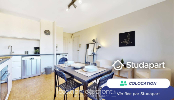 Colocation étudiante Studio &agrave; Lyon 3ème arrondissement (69003)