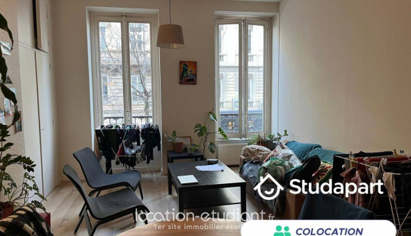 Colocation tudiante Studio à Lyon 3me arrondissement (69003)