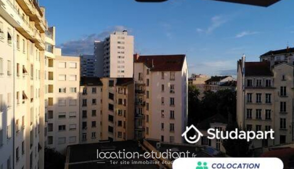 Colocation tudiante Studio à Lyon 3me arrondissement (69003)