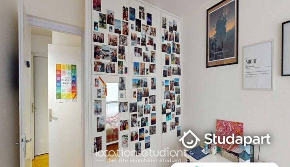 Colocation tudiante Studio à Lyon 3me arrondissement (69003)