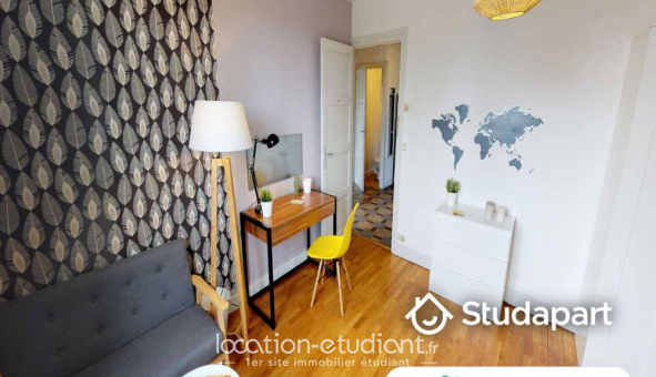 Colocation tudiante Studio à Lyon 3me arrondissement (69003)